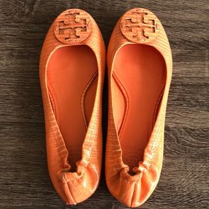 Coral Tory Burch Flats